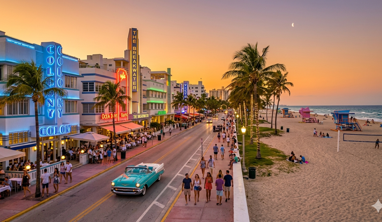Plan de Turismo Miami Ocean Drive