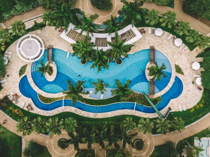 fincas de turismo paquetes turisticos punta cana photo of a luxurious outdoor swimming pool of the 2025 02 06 04 46 17 utc