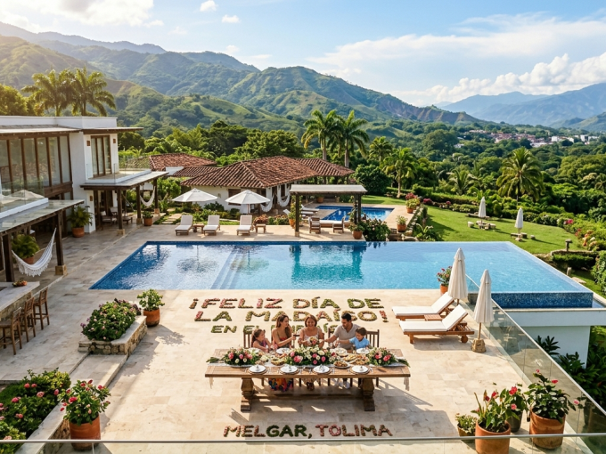 fincas vacacionales en Melgar para el día de la madre